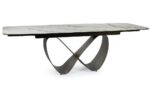 Раскладной обеденный стол INFINITY ceramic amber bianco/коричневый 160-240x95 cmÂ â€” Ð¸Ð·Ð¾Ð±Ñ€Ð°Ð¶ÐµÐ½Ð¸Ðµ 4