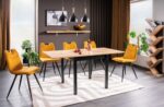 Раскладной обеденный стол FLIP дуб артисан/черный 80-160x80 cmÂ â€” Ð¸Ð·Ð¾Ð±Ñ€Ð°Ð¶ÐµÐ½Ð¸Ðµ 4