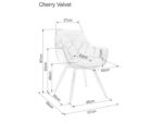 Стул CHERRY velvet корица Bluvel 4215Â â€” Ð¸Ð·Ð¾Ð±Ñ€Ð°Ð¶ÐµÐ½Ð¸Ðµ 4