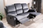 Диван recliner SPENCER 3 velvet серый Bluvel 14 193cmÂ â€” Ð¸Ð·Ð¾Ð±Ñ€Ð°Ð¶ÐµÐ½Ð¸Ðµ 3