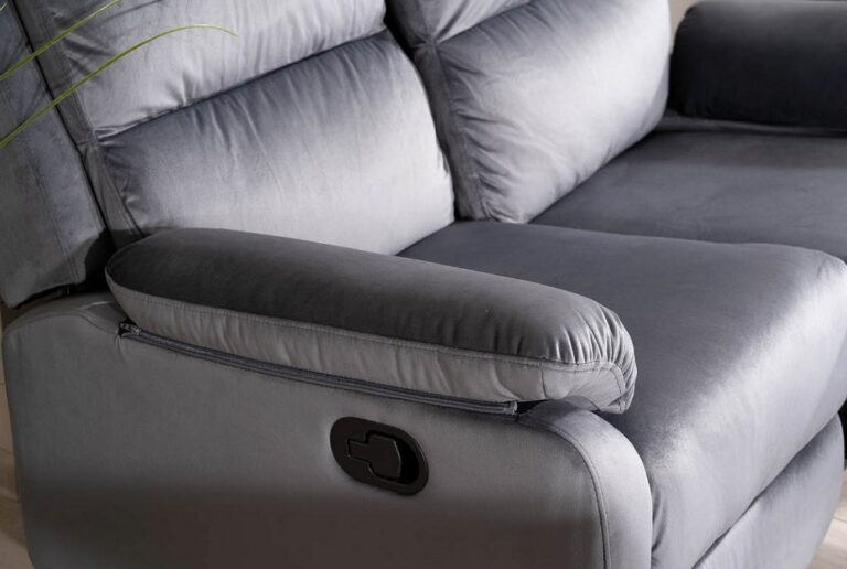 Диван-recliner SPENCER 2 velvet серый Bluvel 14 136 cmÂ â€” Ð¸Ð·Ð¾Ð±Ñ€Ð°Ð¶ÐµÐ½Ð¸Ðµ 3