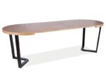 Раскладной обеденный стол PARKER 100-250x100 cm нат.шпон дубÂ â€” Ð¸Ð·Ð¾Ð±Ñ€Ð°Ð¶ÐµÐ½Ð¸Ðµ 3