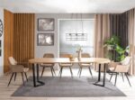 Раскладной обеденный стол PARKER 100-250x100 cm нат.шпон дубÂ â€” Ð¸Ð·Ð¾Ð±Ñ€Ð°Ð¶ÐµÐ½Ð¸Ðµ 5