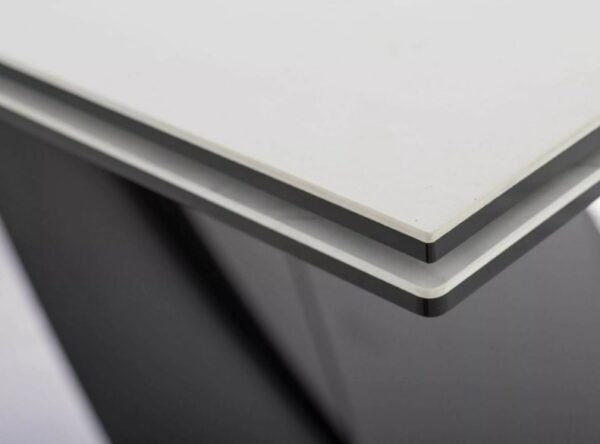 Раздвижной обеденный стол WESTIN ceramic diamond cream 160-240x90 смÂ â€” Ð¸Ð·Ð¾Ð±Ñ€Ð°Ð¶ÐµÐ½Ð¸Ðµ 4