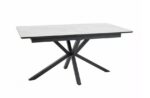 Раскладной обеденный стол LOGAN 160-200x90 cm ceramic белый мраморÂ â€” Ð¸Ð·Ð¾Ð±Ñ€Ð°Ð¶ÐµÐ½Ð¸Ðµ 4