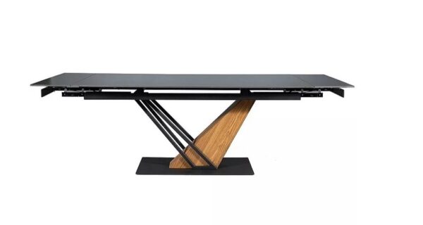Раскладной обеденный стол GENESIS черный/ясень 160-220x90 cmÂ â€” Ð¸Ð·Ð¾Ð±Ñ€Ð°Ð¶ÐµÐ½Ð¸Ðµ 3
