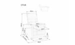 Кресло-recliner OTUS серый Bluvel 14Â â€” Ð¸Ð·Ð¾Ð±Ñ€Ð°Ð¶ÐµÐ½Ð¸Ðµ 5