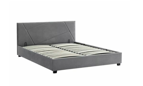 Кровать с подъемным механизмом 160x200 COLUMBIA velvet серый T192Â â€” Ð¸Ð·Ð¾Ð±Ñ€Ð°Ð¶ÐµÐ½Ð¸Ðµ 3