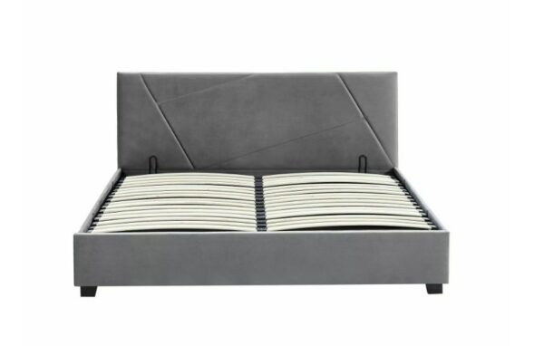 Кровать с подъемным механизмом 160x200 COLUMBIA velvet серый T192Â â€” Ð¸Ð·Ð¾Ð±Ñ€Ð°Ð¶ÐµÐ½Ð¸Ðµ 4