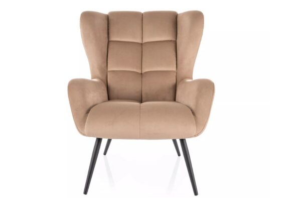 Кресло LOUIS velvet Bluvel 28 бежевыйÂ â€” Ð¸Ð·Ð¾Ð±Ñ€Ð°Ð¶ÐµÐ½Ð¸Ðµ 3