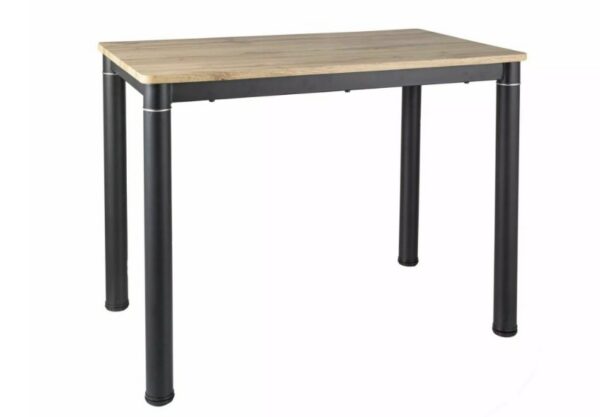 Обеденный стол DAMAR дуб артисан/черный 110X70 cmÂ â€” Ð¸Ð·Ð¾Ð±Ñ€Ð°Ð¶ÐµÐ½Ð¸Ðµ 4