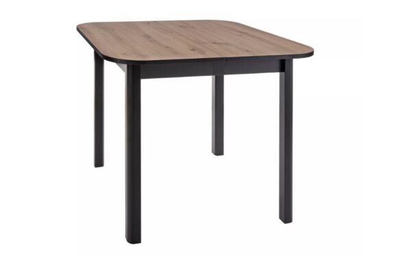Раздвижной обеденный стол DANTE 2 дуб артисан/черный  90-130x90 cmÂ â€” Ð¸Ð·Ð¾Ð±Ñ€Ð°Ð¶ÐµÐ½Ð¸Ðµ 3