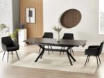 Раздвижной обеденный стол IMPERIA 180-240x90 cm черный мрамор/черныйÂ â€” Ð¸Ð·Ð¾Ð±Ñ€Ð°Ð¶ÐµÐ½Ð¸Ðµ 5
