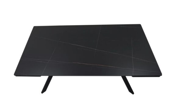 Раздвижной обеденный стол IMPERIA 180-240x90 cm черный мрамор/черныйÂ â€” Ð¸Ð·Ð¾Ð±Ñ€Ð°Ð¶ÐµÐ½Ð¸Ðµ 4