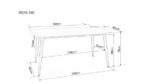 Обеденный стол RION черный мрамор 160х90 cmÂ â€” Ð¸Ð·Ð¾Ð±Ñ€Ð°Ð¶ÐµÐ½Ð¸Ðµ 4