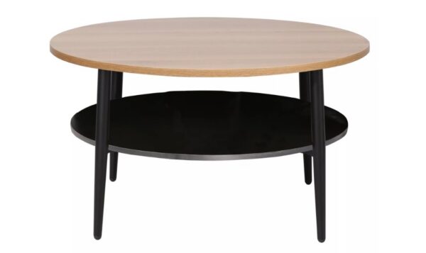 Журнальный стол ELLA А дуб/черный 80 cmÂ â€” Ð¸Ð·Ð¾Ð±Ñ€Ð°Ð¶ÐµÐ½Ð¸Ðµ 3