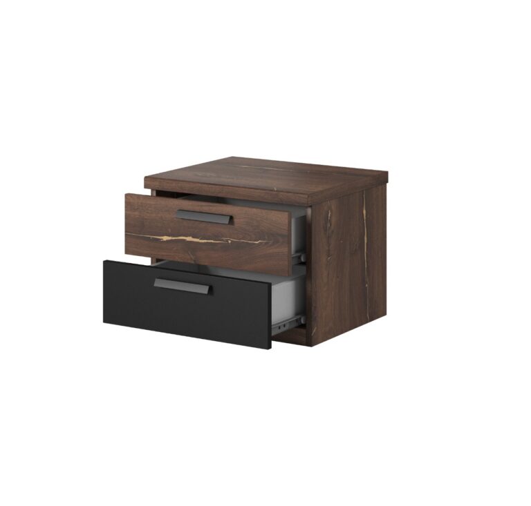 Прикроватная тумбочка SIGMA дуб flagstaff/черныйÂ â€” Ð¸Ð·Ð¾Ð±Ñ€Ð°Ð¶ÐµÐ½Ð¸Ðµ 3