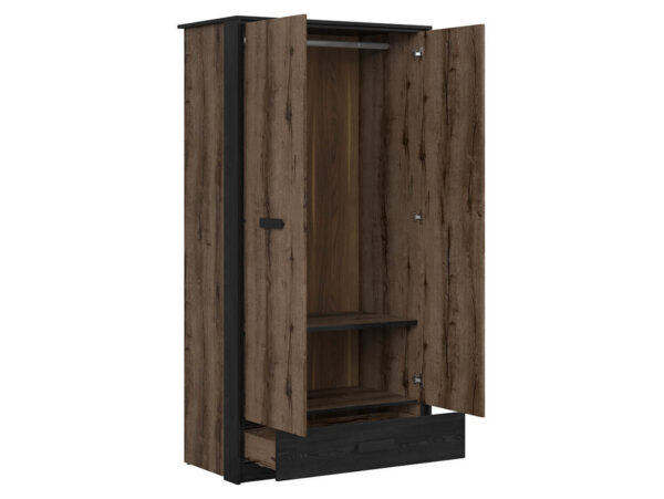 Шкаф для одежды 100 cm Kassel SZF2D1SÂ â€” Ð¸Ð·Ð¾Ð±Ñ€Ð°Ð¶ÐµÐ½Ð¸Ðµ 3