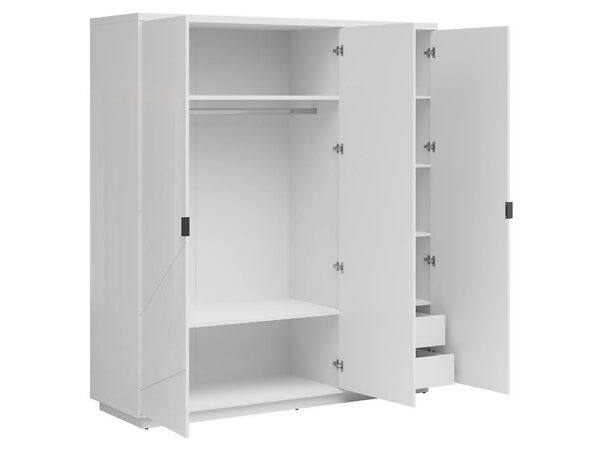 3-дверный шкаф FORN 180 cm белый глянецÂ â€” Ð¸Ð·Ð¾Ð±Ñ€Ð°Ð¶ÐµÐ½Ð¸Ðµ 3