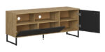 Тв-тумба ZENDA RTV1D1B/U дуб waterford/черный 150 смÂ â€” Ð¸Ð·Ð¾Ð±Ñ€Ð°Ð¶ÐµÐ½Ð¸Ðµ 3