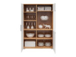 Витрина ZELE REG1W1D/90 дуб артисан/белый глянецÂ â€” Ð¸Ð·Ð¾Ð±Ñ€Ð°Ð¶ÐµÐ½Ð¸Ðµ 4