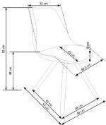 Стул K201 цвет: серыйÂ â€” Ð¸Ð·Ð¾Ð±Ñ€Ð°Ð¶ÐµÐ½Ð¸Ðµ 8