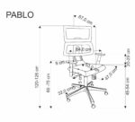 Офисное кресло PABLO, черное / сероеÂ â€” Ð¸Ð·Ð¾Ð±Ñ€Ð°Ð¶ÐµÐ½Ð¸Ðµ 4