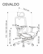 Офисное кресло OSVALDO, черноеÂ â€” Ð¸Ð·Ð¾Ð±Ñ€Ð°Ð¶ÐµÐ½Ð¸Ðµ 6