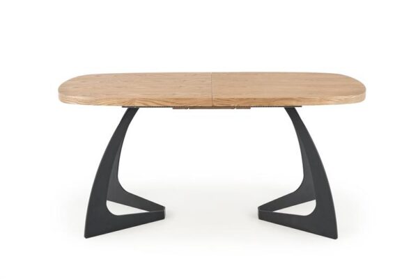 Раскладной обеденный стол VELDON дуб/черный 160-200/90/75 cmÂ â€” Ð¸Ð·Ð¾Ð±Ñ€Ð°Ð¶ÐµÐ½Ð¸Ðµ 3