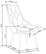 Стул K-365 темно-зеленыйÂ â€” Ð¸Ð·Ð¾Ð±Ñ€Ð°Ð¶ÐµÐ½Ð¸Ðµ 6