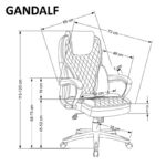 Офисное кресло GANDALF серый/черныйÂ â€” Ð¸Ð·Ð¾Ð±Ñ€Ð°Ð¶ÐµÐ½Ð¸Ðµ 13