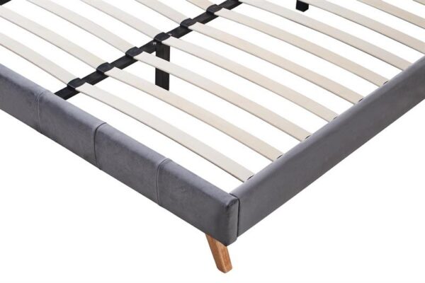 Кровать SCANDINO 160x200 velvet серыйÂ â€” Ð¸Ð·Ð¾Ð±Ñ€Ð°Ð¶ÐµÐ½Ð¸Ðµ 5