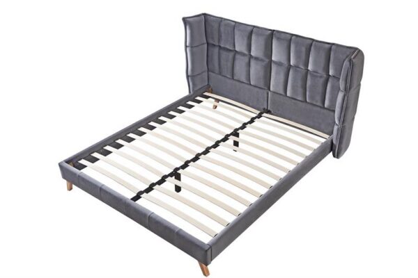 Кровать SCANDINO 160x200 velvet серыйÂ â€” Ð¸Ð·Ð¾Ð±Ñ€Ð°Ð¶ÐµÐ½Ð¸Ðµ 6