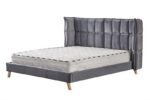 Кровать SCANDINO 160x200 velvet серыйÂ â€” Ð¸Ð·Ð¾Ð±Ñ€Ð°Ð¶ÐµÐ½Ð¸Ðµ 7