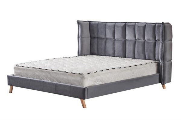 Кровать SCANDINO 160x200 velvet серыйÂ â€” Ð¸Ð·Ð¾Ð±Ñ€Ð°Ð¶ÐµÐ½Ð¸Ðµ 7
