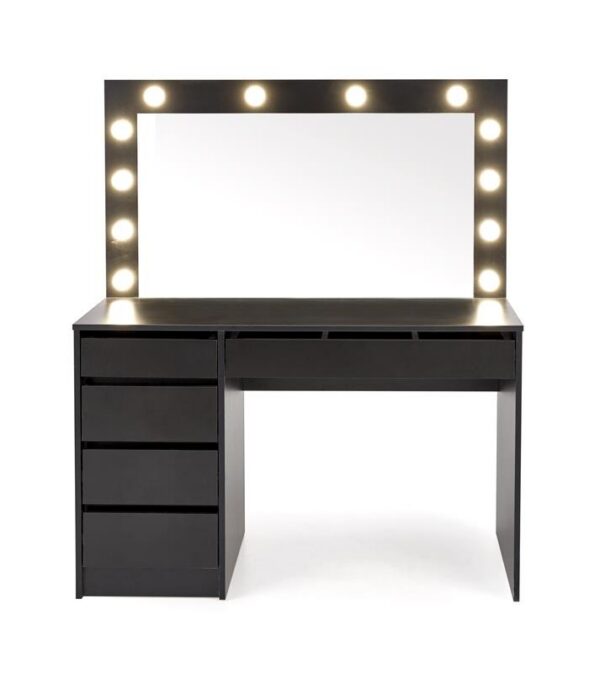 Туалетный столик  HOLLYWOOD XL 120/55/140 cm черныйÂ â€” Ð¸Ð·Ð¾Ð±Ñ€Ð°Ð¶ÐµÐ½Ð¸Ðµ 4