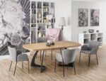 Раскладной обеденный стол VELDON дуб/черный 160-200/90/75 cmÂ â€” Ð¸Ð·Ð¾Ð±Ñ€Ð°Ð¶ÐµÐ½Ð¸Ðµ 8