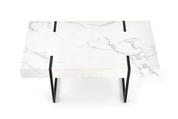 Журнальный стол BLANCA белый мрамор/черный 110/60/43 cmÂ â€” Ð¸Ð·Ð¾Ð±Ñ€Ð°Ð¶ÐµÐ½Ð¸Ðµ 3