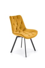 Стул с функцией вращения K-519 velvet горчичный Bluvel 68Â â€” Ð¸Ð·Ð¾Ð±Ñ€Ð°Ð¶ÐµÐ½Ð¸Ðµ 3