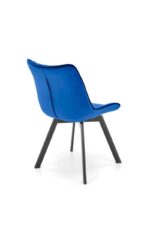 Стул с функцией вращения K-520 velvet синий Bluvel 86Â â€” Ð¸Ð·Ð¾Ð±Ñ€Ð°Ð¶ÐµÐ½Ð¸Ðµ 3