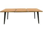 Раскладной обеденный стол  FRESNO дуб/черный 120-180x80cmÂ â€” Ð¸Ð·Ð¾Ð±Ñ€Ð°Ð¶ÐµÐ½Ð¸Ðµ 3