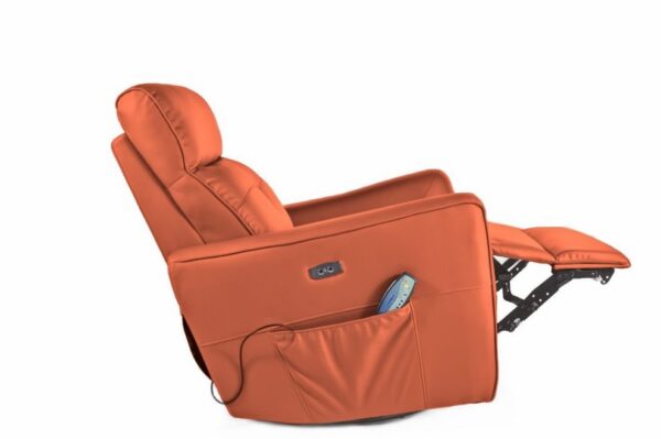 Кресло-recliner HELIOS M (с функцией массажа) оранжевая экокожаÂ â€” Ð¸Ð·Ð¾Ð±Ñ€Ð°Ð¶ÐµÐ½Ð¸Ðµ 4