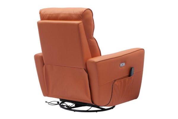 Кресло-recliner HELIOS M (с функцией массажа) оранжевая экокожаÂ â€” Ð¸Ð·Ð¾Ð±Ñ€Ð°Ð¶ÐµÐ½Ð¸Ðµ 5
