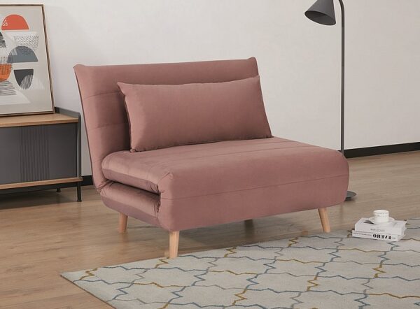 Кресло-кровать SPIKE velvet розовый T182Â â€” Ð¸Ð·Ð¾Ð±Ñ€Ð°Ð¶ÐµÐ½Ð¸Ðµ 6