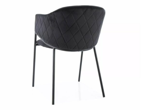 Стул BONO velvet Bluvel 19 черный/черныйÂ â€” Ð¸Ð·Ð¾Ð±Ñ€Ð°Ð¶ÐµÐ½Ð¸Ðµ 3