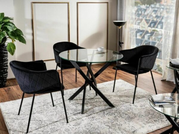 Стул BONO velvet Bluvel 19 черный/черныйÂ â€” Ð¸Ð·Ð¾Ð±Ñ€Ð°Ð¶ÐµÐ½Ð¸Ðµ 5