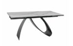 Раздвижной обеденный стол DIUNA ceramic белый statuario venato 160-240x90cmÂ â€” Ð¸Ð·Ð¾Ð±Ñ€Ð°Ð¶ÐµÐ½Ð¸Ðµ 3