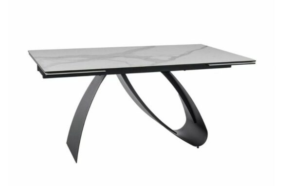 Раздвижной обеденный стол DIUNA ceramic белый statuario venato 160-240x90cmÂ â€” Ð¸Ð·Ð¾Ð±Ñ€Ð°Ð¶ÐµÐ½Ð¸Ðµ 3