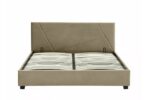 Кровать с подъемным механизмом 140x200 COLUMBIA velvet бежевый Bluvel 28Â â€” Ð¸Ð·Ð¾Ð±Ñ€Ð°Ð¶ÐµÐ½Ð¸Ðµ 3