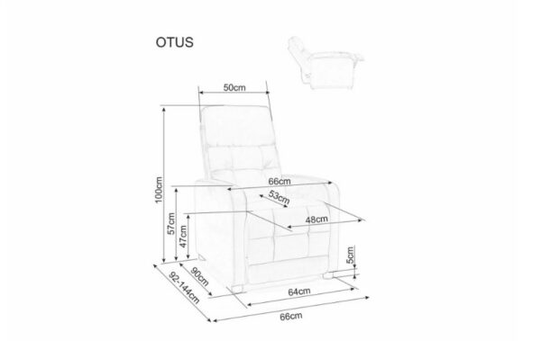 Кресло-recliner OTUS серый Brego 07Â â€” Ð¸Ð·Ð¾Ð±Ñ€Ð°Ð¶ÐµÐ½Ð¸Ðµ 5